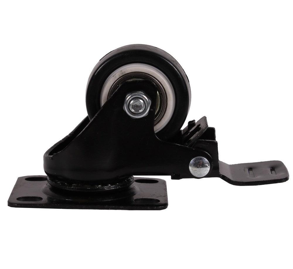 MAMMUTH Lenkrolle mit Bremse 30kg 40 x 20mm PU Ersatzrad Ersatzrolle Rolle Rad W040PSDB - Tools.de TP Profishop GmbH