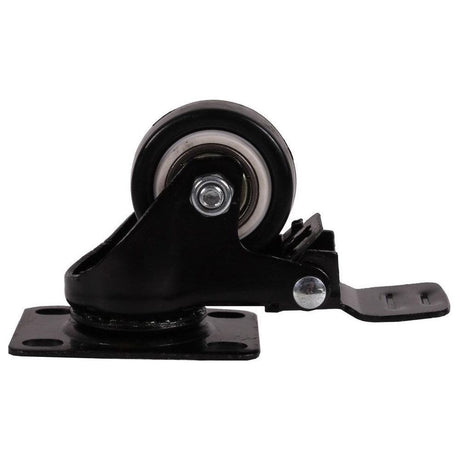 MAMMUTH Lenkrolle mit Bremse 30kg 40 x 20mm PU Ersatzrad Ersatzrolle Rolle Rad W040PSDB - Tools.de TP Profishop GmbH