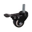 MAMMUTH Lenkrolle mit Bremse 30kg 40 x 20mm PU Gewindestange Ersatzrolle W040PSPB - Tools.de TP Profishop GmbH
