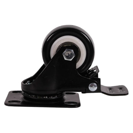 MAMMUTH Lenkrolle mit Bremse 45kg 50 x 25mm PU Ersatzrolle Ersatzrad Rolle Rad W050PSDB - Tools.de TP Profishop GmbH