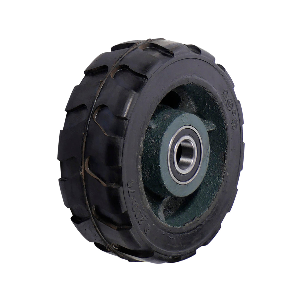 MAMMUTH Loses Rad 600kg 200 x 67mm Massiv Gummi Schwerlastrolle Rolle Ersatzrolle WHR08 - Tools.de TP Profishop GmbH