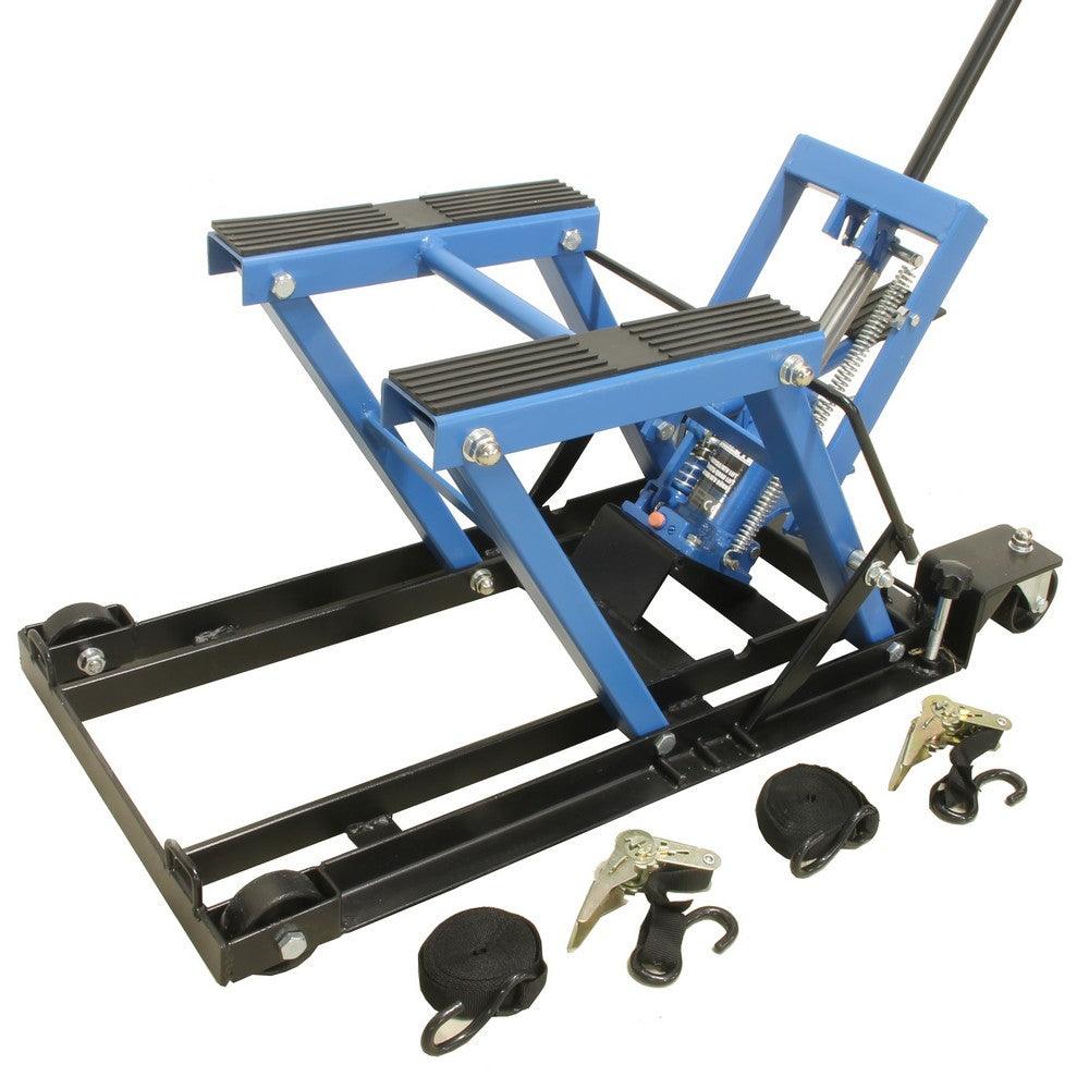 MAMMUTH Motorradbühne 680kg / Motorradlift / Hydraulik Motorradlift mobil Lift Hebebühne Montagebock 680kg ML70HK - Tools.de TP Profishop GmbH