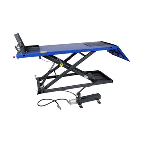 MAMMUTH Motorradhebebühne für große, breit & schwere Motorräder 675kg Hydraulisch Pneumatisch Hebebühne ML75HAS - Tools.de TP Profishop GmbH