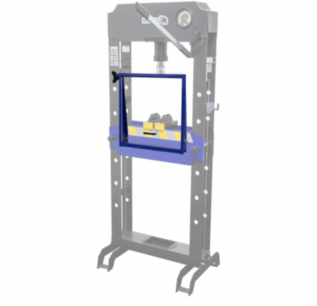 MAMMUTH Schutzschirm für Werkstattpresse SP20H / Schutzgitter PART20HPS - Tools.de TP Profishop GmbH