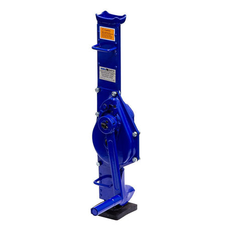 MAMMUTH Stockwinde 1500kg Fußwinde, Kurbelwinde Stahlwinde 1.5t Stockwinde mit Ratschen-Kurbel Fußhöhe 35 mm SJ015 - Tools.de TP Profishop GmbH