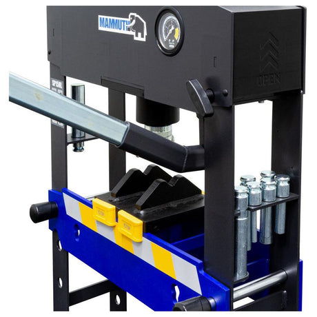 MAMMUTH Werkstattpresse 15 Tonnen Tischpresse Hydraulikpresse Handpumpe Manuell SP15HL - Tools.de TP Profishop GmbH