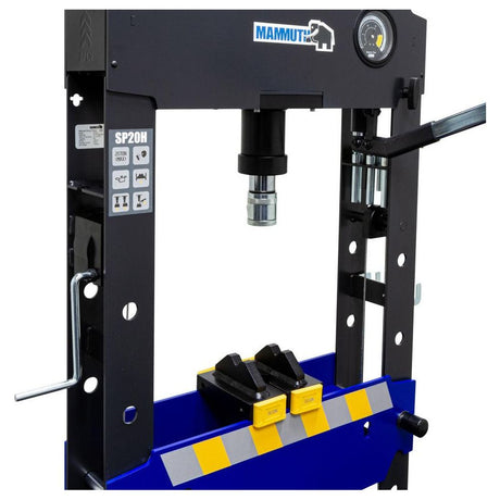 MAMMUTH Werkstattpresse 20 Tonnen Hyraulikpresse Handpumpe Manuell SP20H - Tools.de TP Profishop GmbH