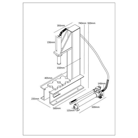MAMMUTH Werkstattpresse C-Typ Hydraulisch 10 Tonnen Hydraulikpresse SP10CH - Tools.de TP Profishop GmbH