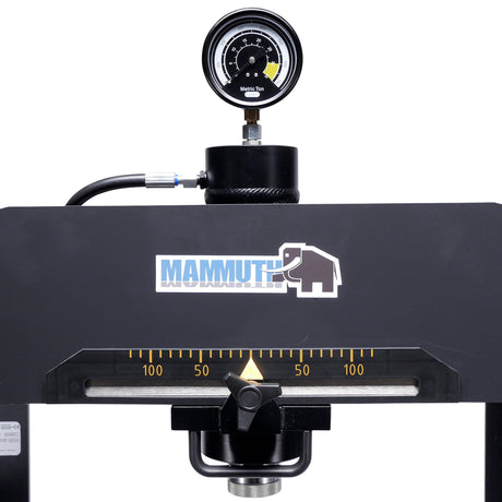 MAMMUTH Werkstattpresse mit Fußpedal 30 Tonnen Hydraulikpresse Handpumpe Manuell SP30XHAM - Tools.de TP Profishop GmbH