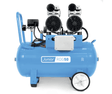 RUBETE 50 Liter 1500W 4 Zylinder Silent 8bar/115psi Flüsterkompressor Ölfreier Kompressor 52-54dB(LpA) leise Kompressor - ölfrei Flüsterkompressor, Öl- und servicefreier Motor - Tools.de TP Profishop GmbH
