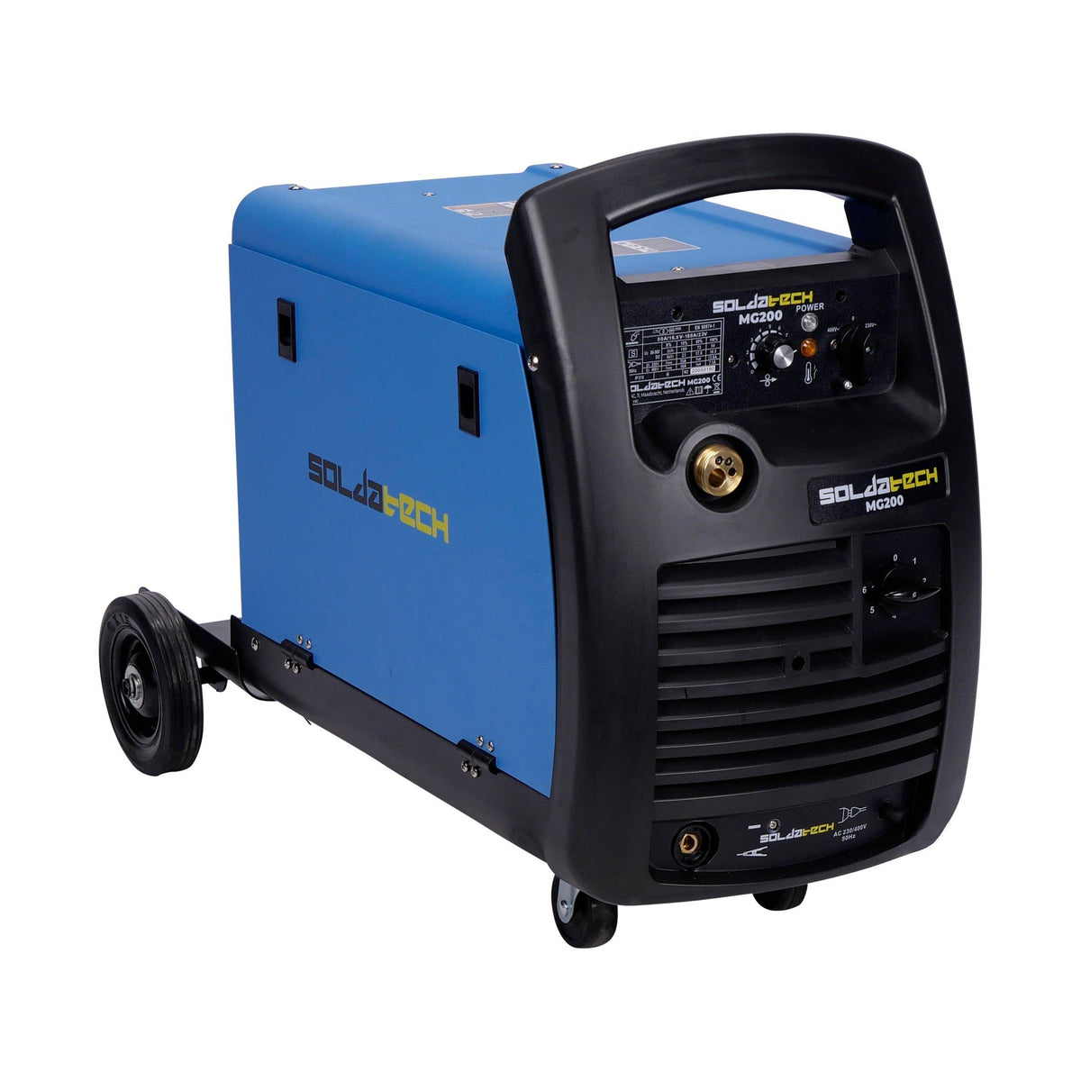 SOLDATECH MIG Schweißgerät mit Transformator 200A Trafoschweißgerät ...