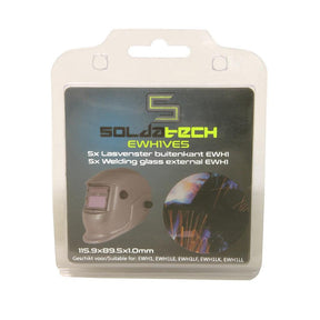 SOLDATECH Schweißschutzgläser Satz außen 115,9 x 89,5mm 5 Stück EWH1VE5 - Tools.de TP Profishop GmbH
