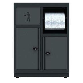 TOOLBOX4YOU Unterschrank-Abfallbehälter und Papierhalter Expert BG62TB - Vormontiert, Freistehend, 1,2mm dickes Blech - Tools.de TP Profishop GmbH