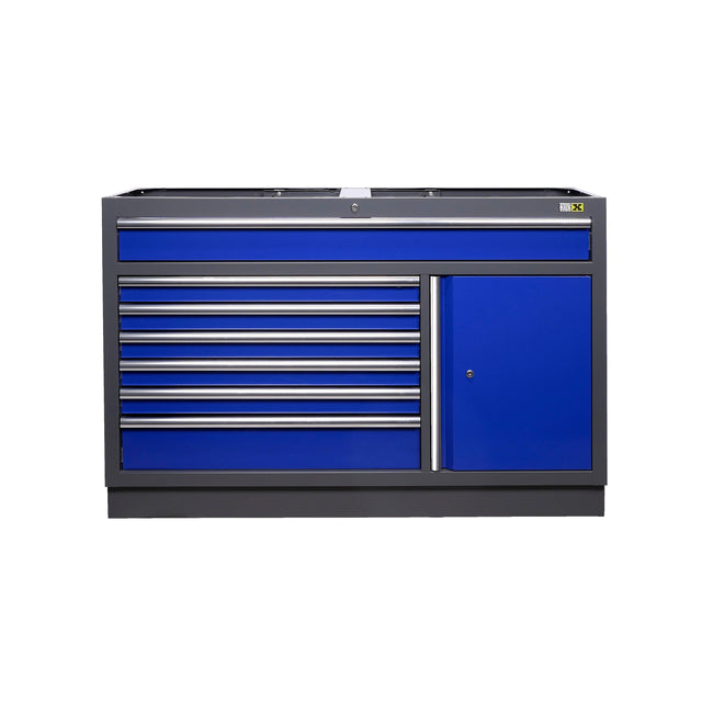 TOOLBOX4YOU Unterschrank breit 7 Schubladen und 1 Tür ohne Arbeitsplatte GC13L7 - Tools.de TP Profishop GmbH