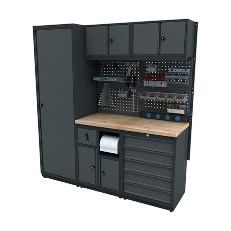 TOOLBOX4YOU Werkstattmodul A Expert - Profi Werkbank mit Steckdosen BGMODA - Tools.de TP Profishop GmbH