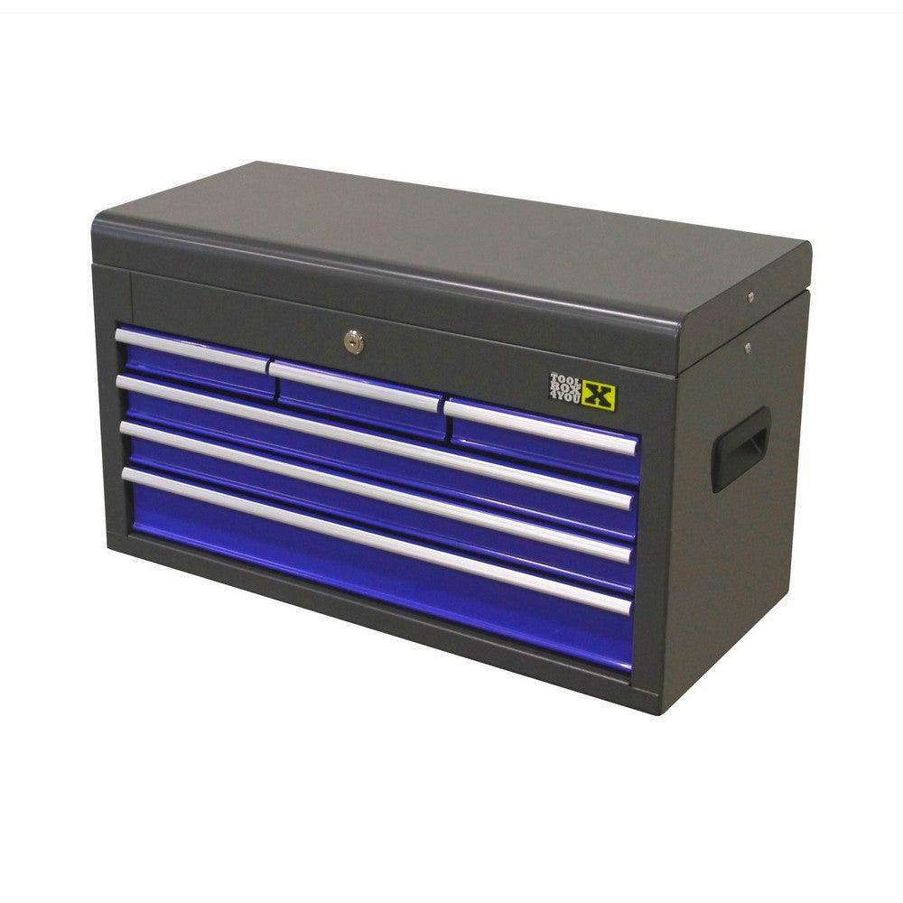 TOOLBOX4YOU Werkzeugkiste 6 Schubladen blau TB65BB - Tools.de TP Profishop GmbH