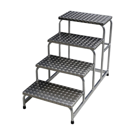TORSO Aluminium Arbeitspodest 4 Stufe AMT04 - Tools.de TP Profishop GmbH