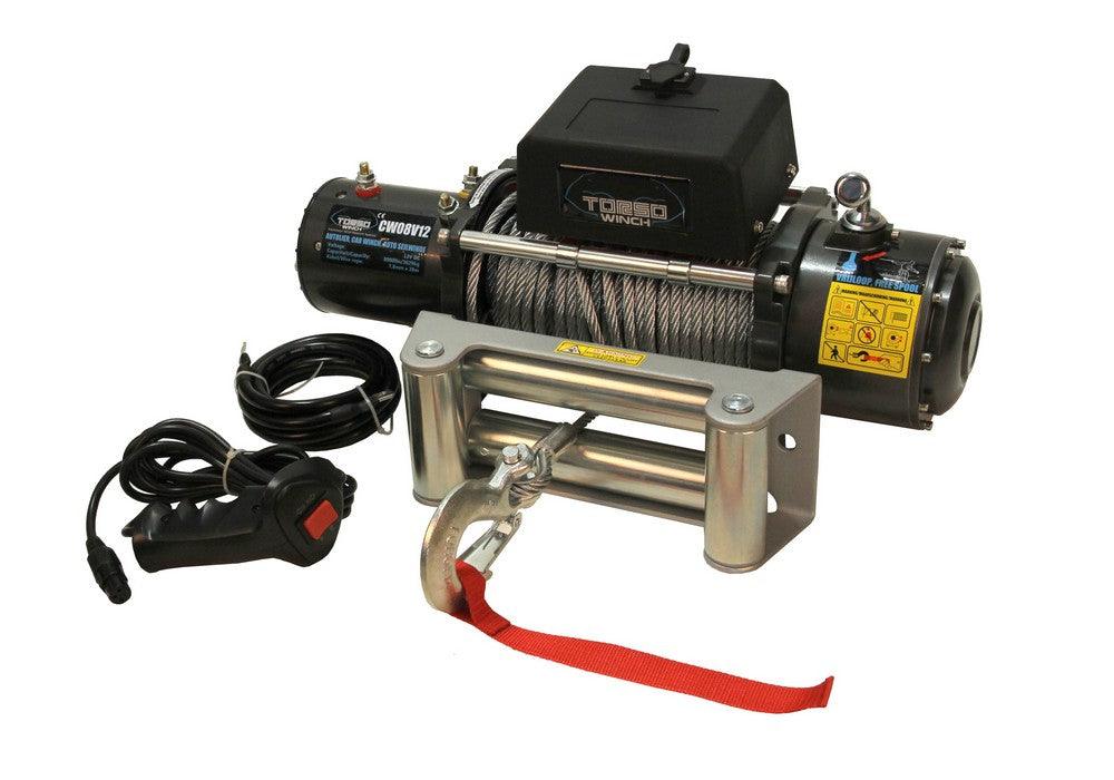 TORSO Elektro Seilwinde 12V 3600kg Elektrowinde CW08V12 Elektrische Seilwinde 8000lbs - Tools.de TP Profishop GmbH