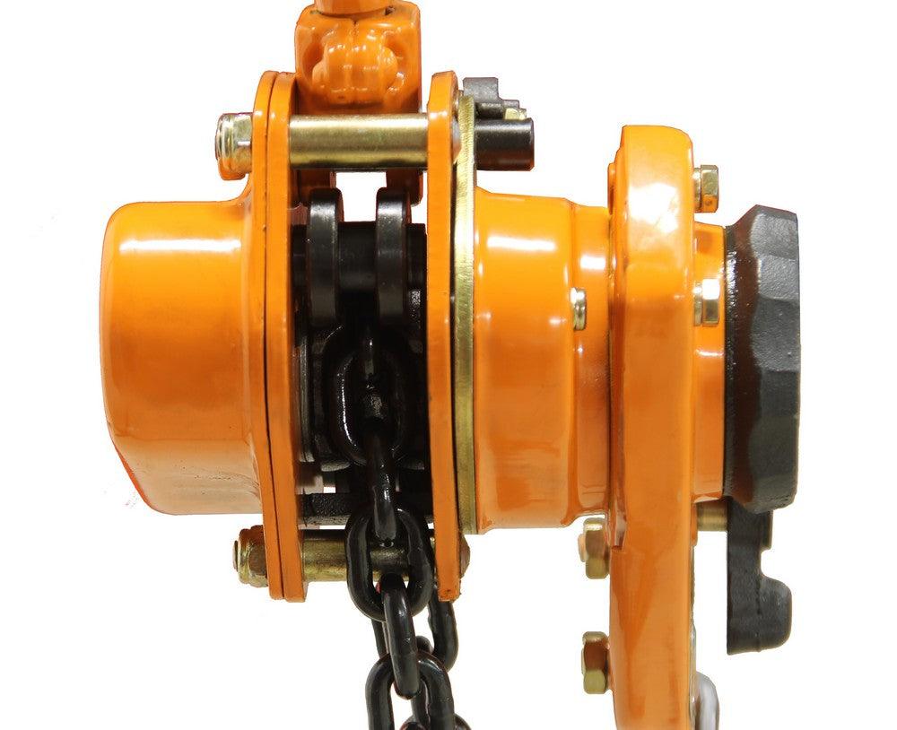 TORSO Ratschenzug 1,5 Tonnen LB15C - 1,5t manueller Kettenzug, Hebelzug mit Stahlkette, Ratschenkettenzug mit Sicherheitshaken Ratschenzug - Tools.de TP Profishop GmbH