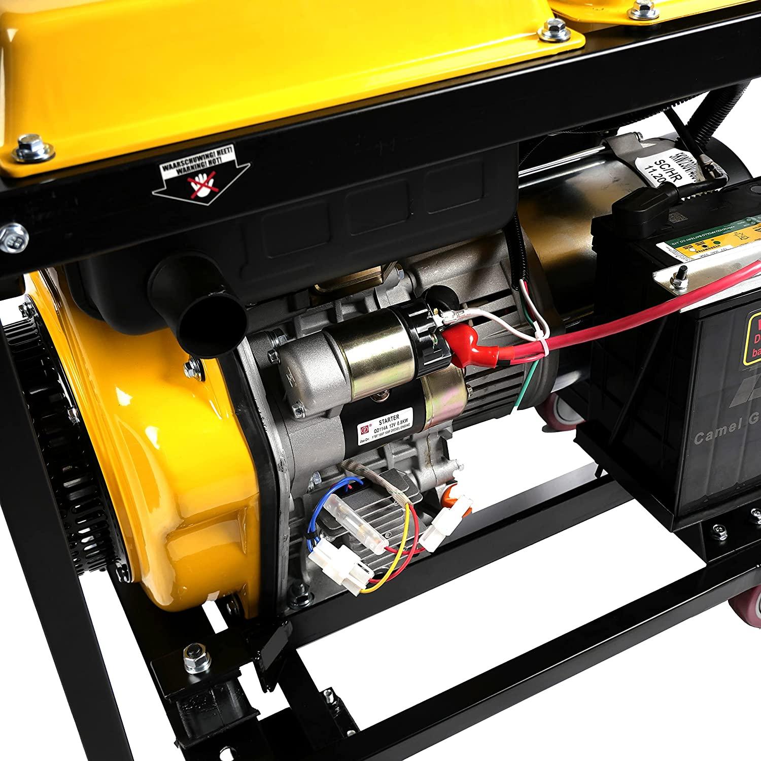 Valkenpower AVR E-Start Diesel Stromerzeuger Offen type 230V/400V 6kVA DG60003 - Tools.de TP Profishop GmbH