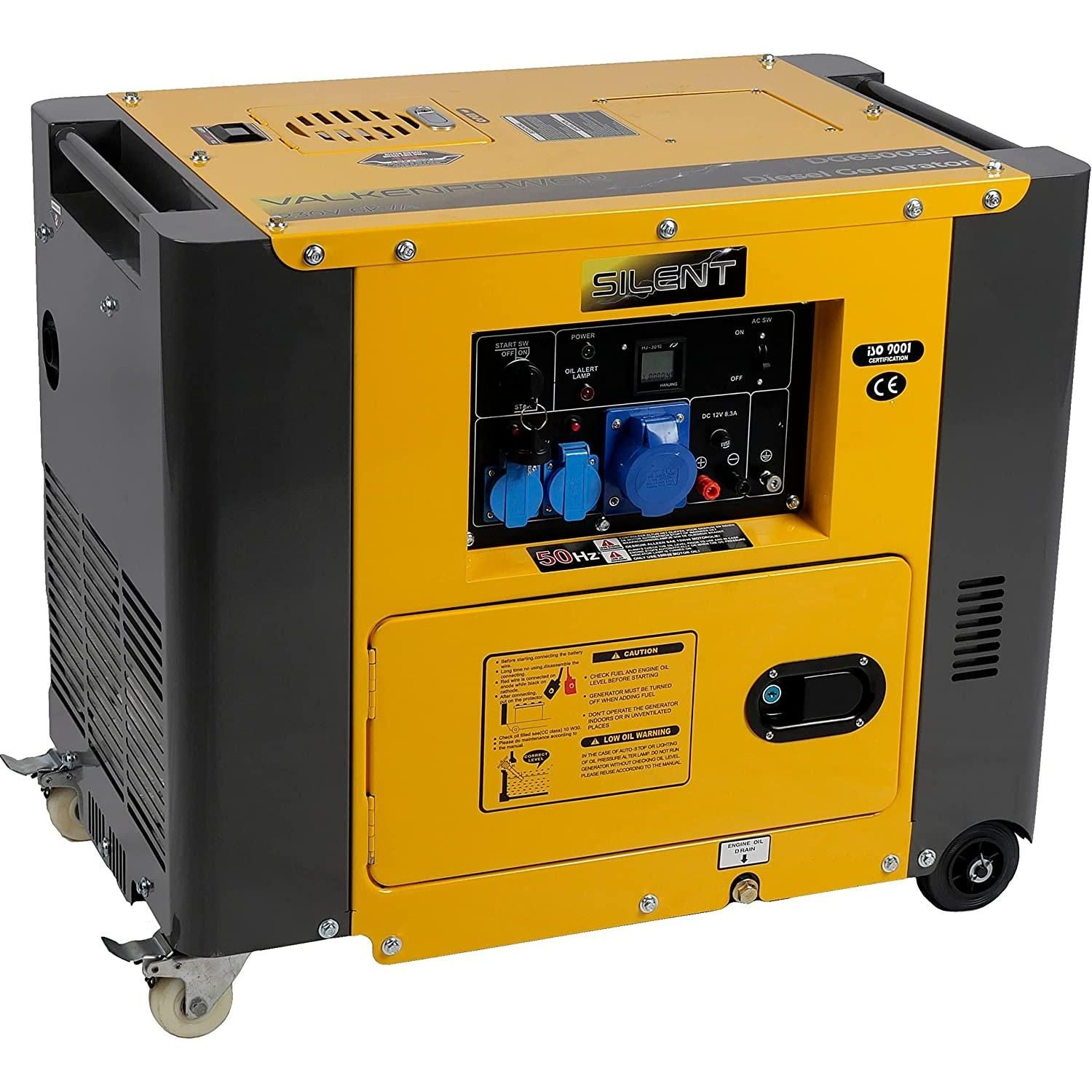 Valkenpower Diesel AVR E-Start Stomerzeuger Silent type 230V 6kVA DG6500SE - Tools.de TP Profishop GmbH