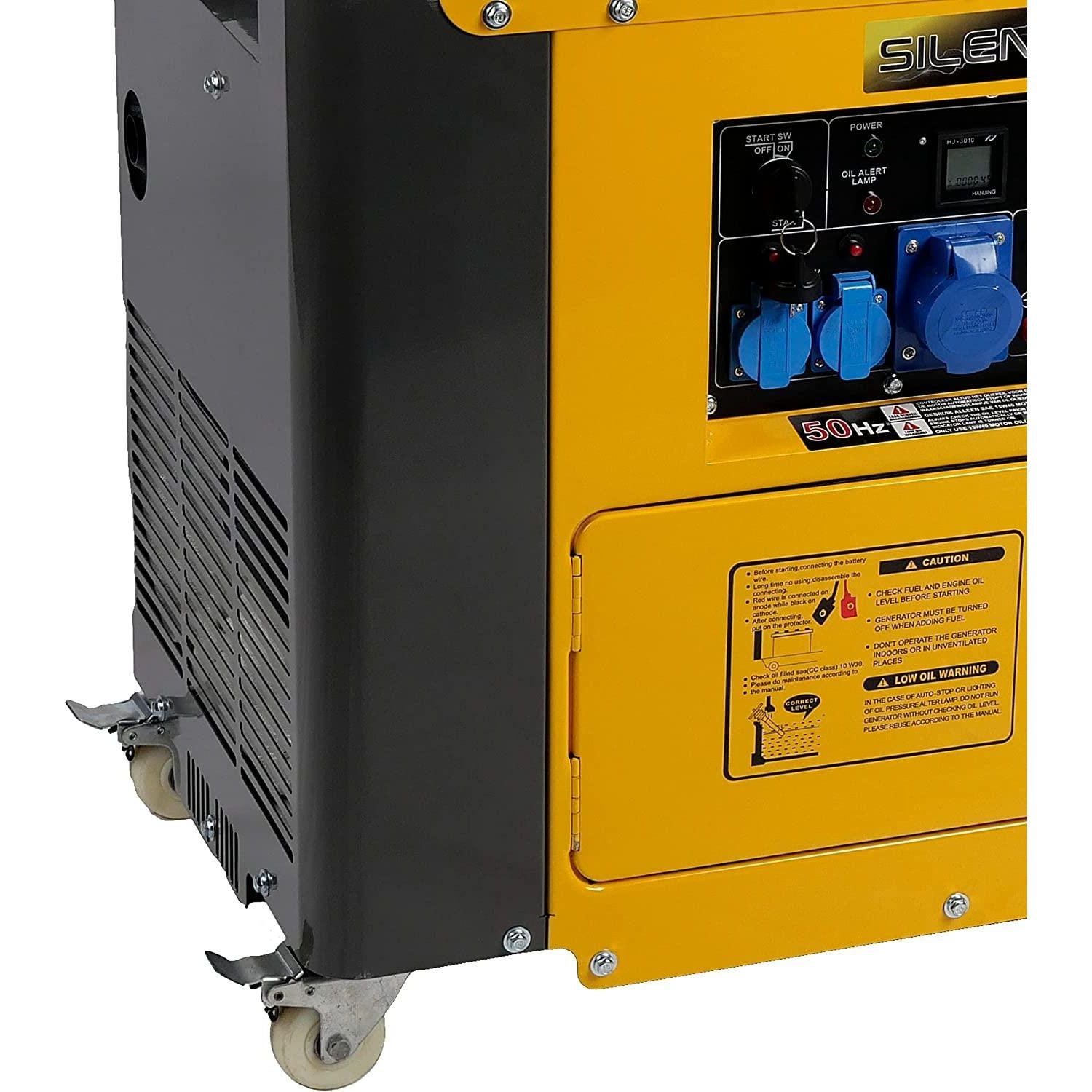 Valkenpower Diesel AVR E-Start Stomerzeuger Silent type 230V 6kVA DG6500SE - Tools.de TP Profishop GmbH