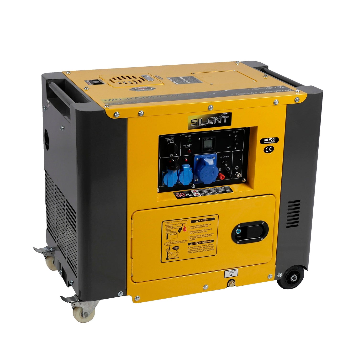 Valkenpower Diesel AVR E-Start Stomerzeuger Silent type 230V 6kVA DG6500SE - Tools.de TP Profishop GmbH