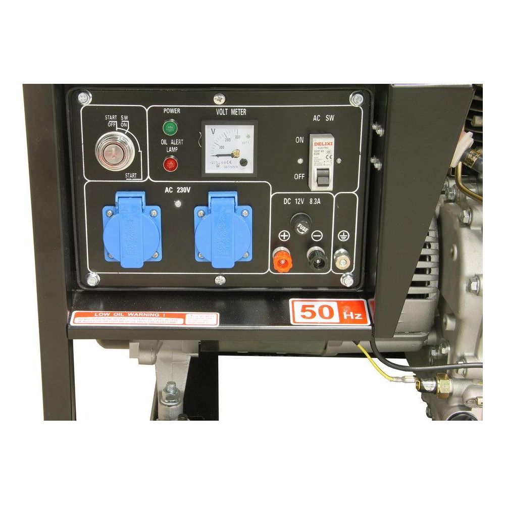 Valkenpower Diesel AVR E-Start Stromerzeuger Offen Type 230V 6kVA - DG6000E Generator - Tools.de TP Profishop GmbH