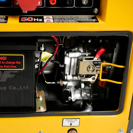 Valkenpower E-Start AVR Diesel Stromerzeuger Silent type 230V/400V 6kVA - DG6500SE3 - Tools.de TP Profishop GmbH