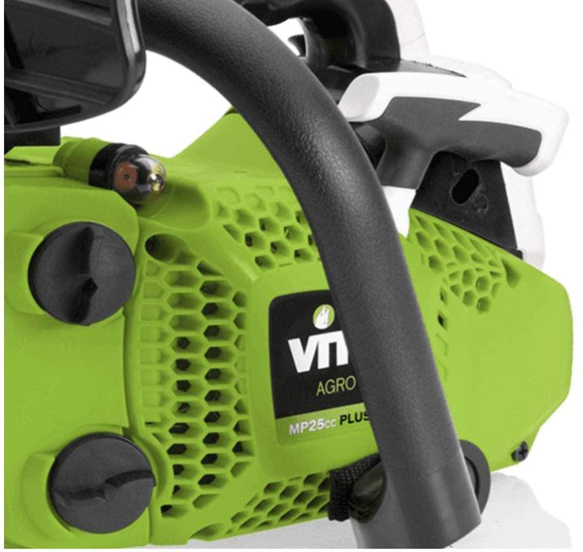 VITO 1.22PS kleine Einhand Benzin Motorsäge, Oregon Double Guard 3/8" Sägekette, Führungsschiene 10“ 25,40cm - Tools.de TP Profishop GmbH