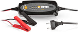 VITO 12V Smart Charger - Vollautomatisches Batterieladegerät - Erhaltungsladegerät - Ladegerät 12 V Ladestatus Akku Auto VITO 3in1 - Tools.de TP Profishop GmbH