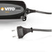 VITO 12V Smart Charger - Vollautomatisches Batterieladegerät - Erhaltungsladegerät - Ladegerät 12 V Ladestatus Akku Auto VITO 3in1 - Tools.de TP Profishop GmbH