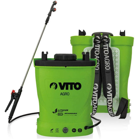 VITO 16 Liter Akku Drucksprüher, Rückenspritze inkl. Lithiumakku, Ladegerät - für Sprüharbeiten im Haus & Garten - Tools.de TP Profishop GmbH