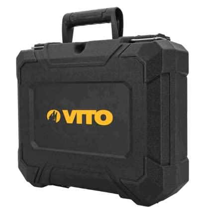 VITO 20V LI Kombibohrmaschine, Schnurlos & Bürstenlos mit BMC Koffer, inklusive Ladestation- (VIBCBBBMCC) - Tools.de TP Profishop GmbH