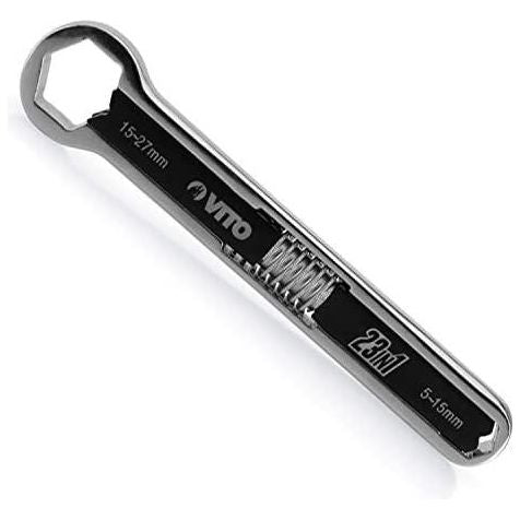 VITO 23 in 1 Verstellbar Schraubenschlüssel 5 bis 15 mm 15 bis 27 mm - Tools.de TP Profishop GmbH