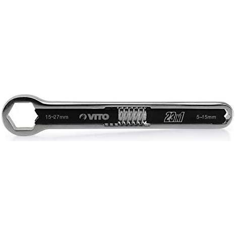 VITO 23 in 1 Verstellbar Schraubenschlüssel 5 bis 15 mm 15 bis 27 mm - Tools.de TP Profishop GmbH