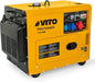 VITO 8kVA 12PS Silent Diesel Heizöl HEL** Stromerzeuger 6,5kW 400V E-Start luftgekühlt Ölmangelsicherung Überlastschalter AVR ATS - Tools.de TP Profishop GmbH