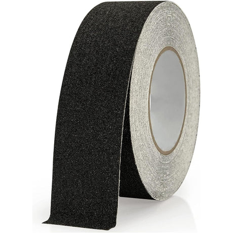 VITO Anti-Rutschband 50mm x 25m - Rutschfestes Klebeband für innen und außen - Für Treppen, Leitern und glatte Böden - Schwarz - Antirutsch Tape Skateboard Griptape Klebeband Antirutschband Wasserfest - Tools.de TP Profishop GmbH