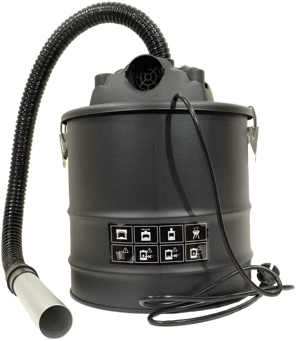 VITO Aschesauger bis 50°, 1200W 18L Kaminsauger, Hepa Filter, 1M Saugschlauch, 0,2M Alu-Saugrohr, Geeignet für Grill, Ofen, Kamin und Kohlenbecken. - Tools.de TP Profishop GmbH
