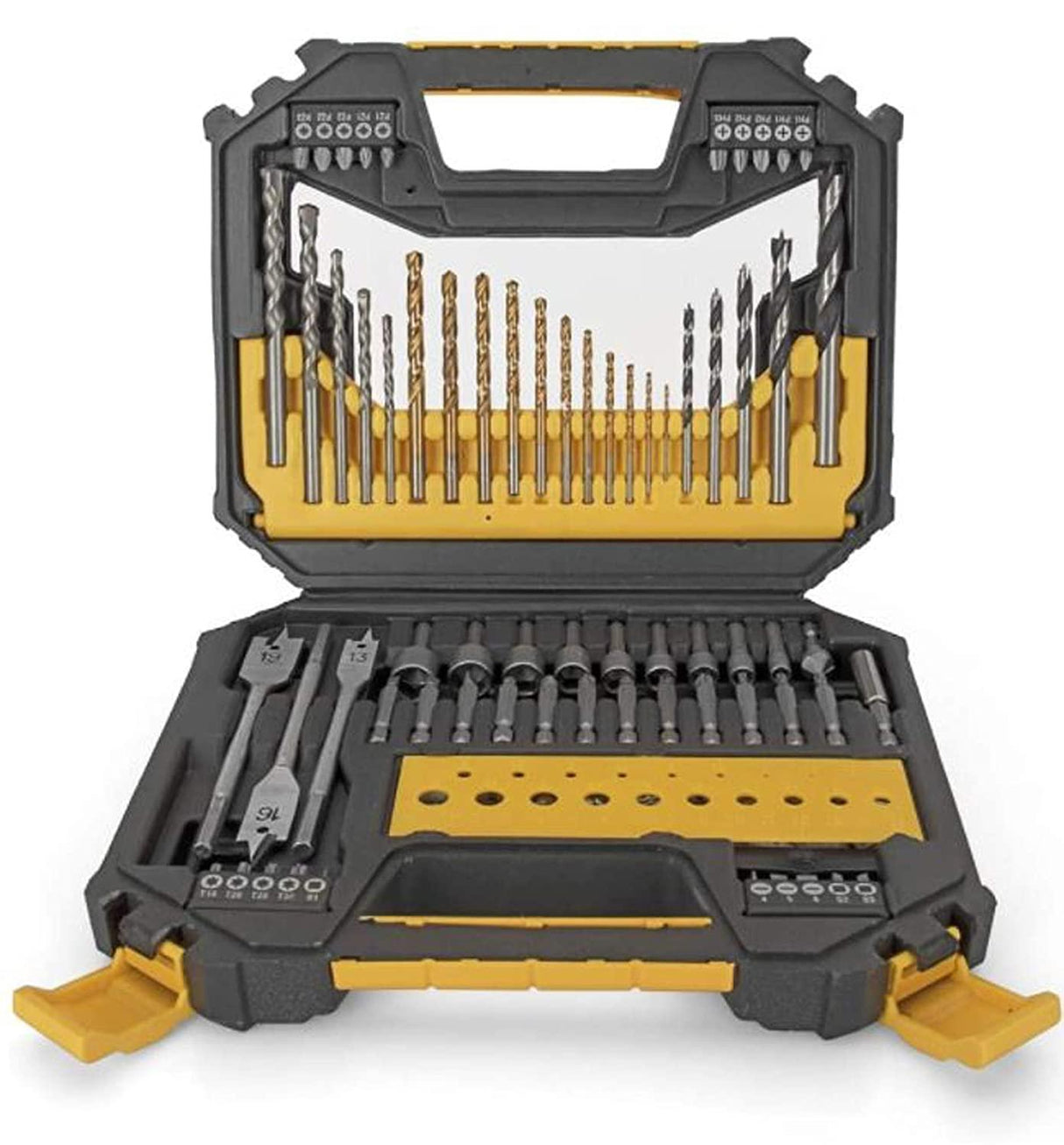 VITO Bit und Bohrerset - 128-teilig Holz, Stein und Metall, Zubehör Bit und Bohrer Koffer Set VIBB128 - Tools.de TP Profishop GmbH