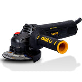 VITO Black Series 115 mm Profi Winkelschleifer 1000 Watt, Leerlaufdrehzahl: 11000 /min austauschbare Kohlebürsten, Überlastungsschutz, Sanftanlauf, Spindelarretierung, 3-Pos-Zusatzhandgriff - Tools.de TP Profishop GmbH