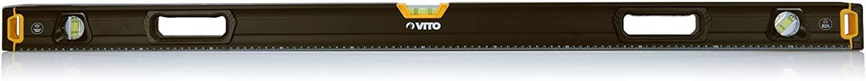 VITO Black Series Profi magnetische Wasserwaagen Set 5 tlg. 45, 60, 80, 100 und 120cm Profi Alu Set Wasserwaage robust, Aluminium Gehäuse, rundum ablesbar, robuste Endkappen - Tools.de TP Profishop GmbH
