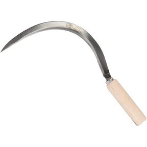 VITO Blattsichel mit Holzstiel, Sichel aus gehärtetem Stahl - Mondsichel - Blattsichel - Sense - Maße 390 x 150 mm - ein Leichtgewicht mit nur 188GR - Handmade in Portugal - VIFCJ - Tools.de TP Profishop GmbH