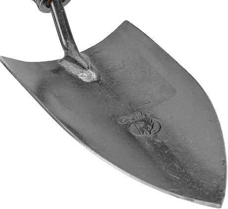 VITO Blumenkelle - Stabile Spitz Hand Schaufel aus gehärtetem Stahl - Universelle Gartenschaufel Blumenschaufel Schaufel Pflanzkelle - Arbeitsbreite 9 cm - Länge 30cm Handgeschmiedet in Portugal - Tools.de TP Profishop GmbH
