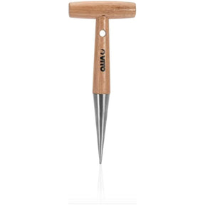 VITO Blumenzwiebelpflanzer Dibber aus Holz und Edelstahl - Pflanzhilfe, Pflanzholz, Steckholz, Setzholz, Pflanzkeil, Pflanzer, Krautsticke - Tools.de TP Profishop GmbH
