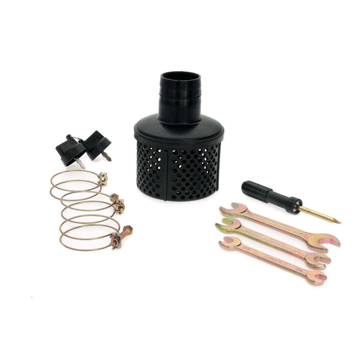 VITO Diesel 4" Motorpumpe 9 PS mit E-Starter selbstansaugend 4-Takt EURO5 Dieselmotor Wasserpumpe 2.5Bar starke Teichpumpe, 3600U/min 70000 L/h - 25m⇡ max 7m⇣ max - Tools.de TP Profishop GmbH
