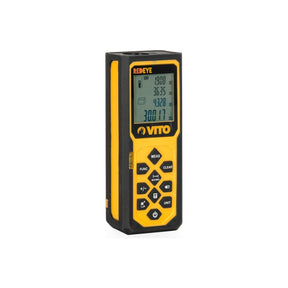 VITO Digital-Laser-Messgerät, Entfernungen, Flächen und Volumina Berechnung von Fläche/Volumen, Additions- / Subtraktionsmodus, Berechnung des Minimal- / Maximalwertes - Tools.de TP Profishop GmbH