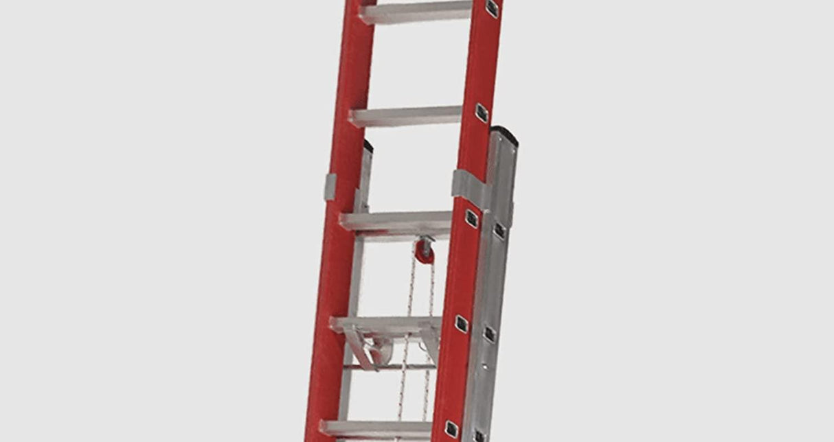 VITO Elektriker Leiter Electra Profi Alu-Glasfaser-Schiebeleiter, 5.03 m, 2x10 Sprossen max. 150 kg - Tools.de TP Profishop GmbH