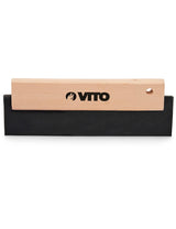 VITO Fuggummi Breite: 300mm - Fugengummi mit Holzgriff - Rakel Fliesenspachtel - Gummispachtel - Holzgriff Fugenspachtel - Gummispachtel - Verfuggummi VIELB300 - Tools.de TP Profishop GmbH