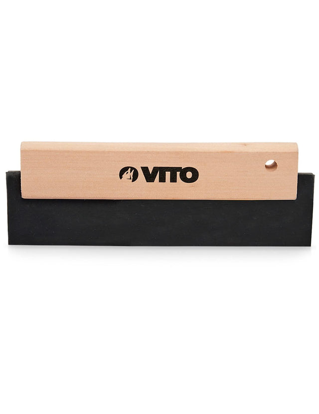VITO Fuggummi Breite: 300mm - Fugengummi mit Holzgriff - Rakel Fliesenspachtel - Gummispachtel - Holzgriff Fugenspachtel - Gummispachtel - Verfuggummi VIELB300 - Tools.de TP Profishop GmbH